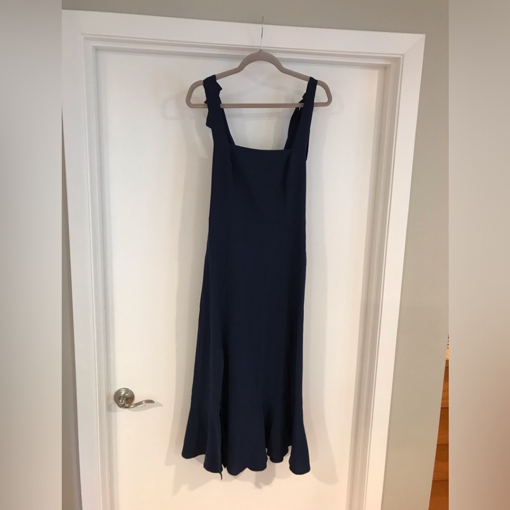 Elegant Navy Blue Women's Dress